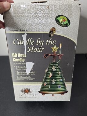 Eclipse Candle By The Hour 80-Hour Christmas Tree Wax Candle